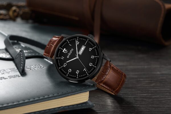 Apus II Black-Brown Leather