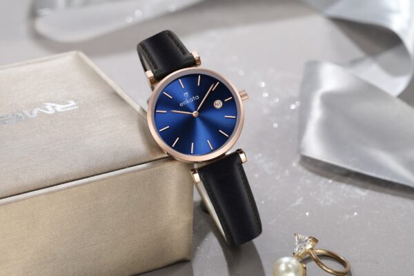 VELA BLUE BLACK LEATHER