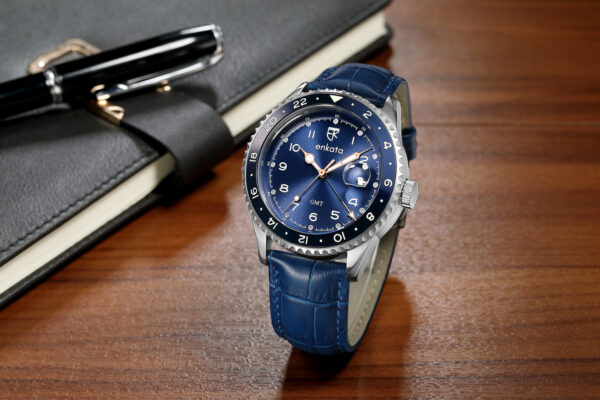 APUS GMT BLUE LEATHER